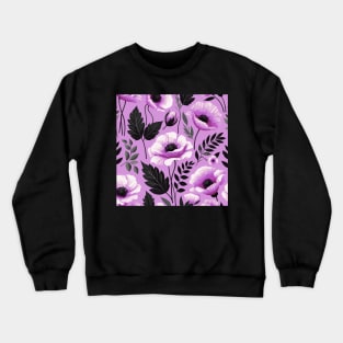 Poppy Flower Crewneck Sweatshirt